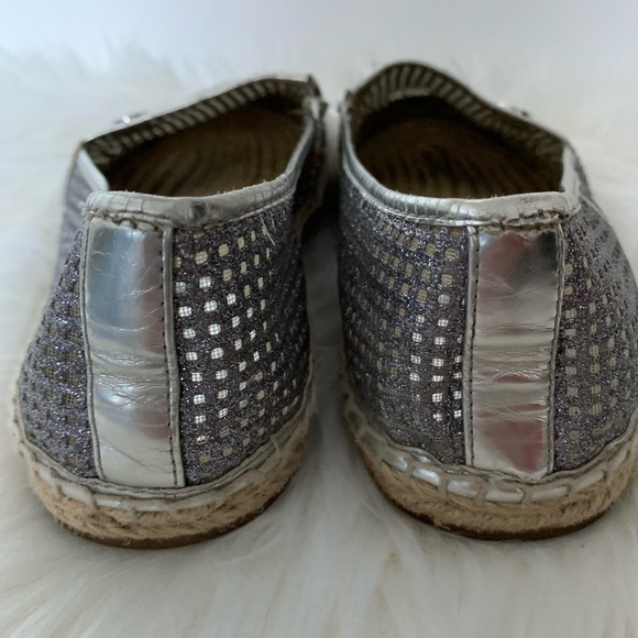 Michael Kors Shoes | Michael Kors Silver Flats Shoes Size 6 23 | Poshmark